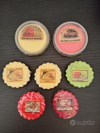 Set Yankee Candle Tart + 2 cere profumate -nuove