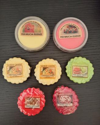Set Yankee Candle Tart + 2 cere profumate -nuove