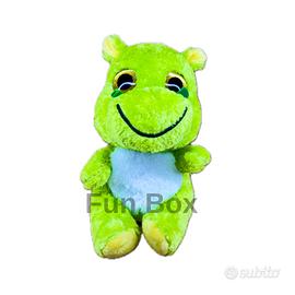 Peluche Ippopotamo Morbido 22cm Occhi Lucidi
