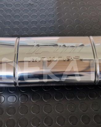 Silenziatore auto universale ovale ellittico 380mm