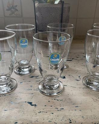 Set6 Bicchieri Vintage Chiquita Tropicals Anni '90