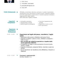 Esperienza nel taglio del pesce macelleria / tagli