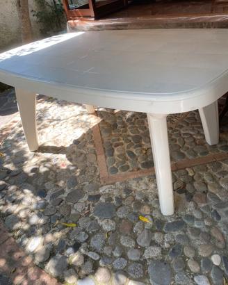 Tavolo e sedie giardino