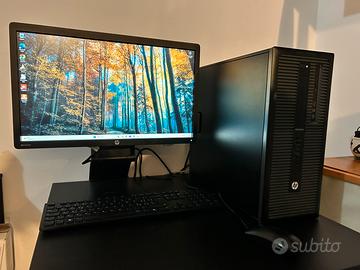 PC Completo HP i7 20GB RAM SSD Win 11 Monitor IPS
