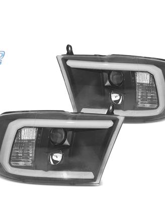 FARI PER DODGE RAM 09-18 LUCE DIURNA A LED NERO
