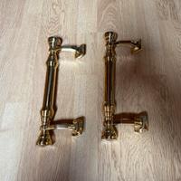 Maniglione Micene in ottone per porta o portone