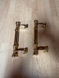 Maniglione Micene in ottone per porta o portone