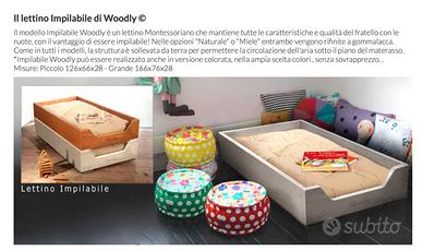 Letto montessoriano