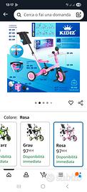 KIDIZ® 6in1 Balance Bike - Triciclo per bambini