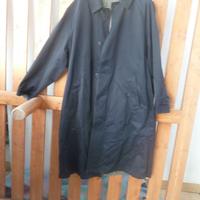 Impermeabile cappotto blu double face