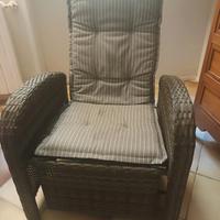 poltrona in ecorattan