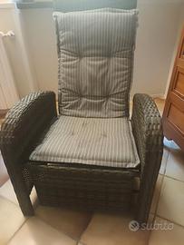 poltrona in ecorattan