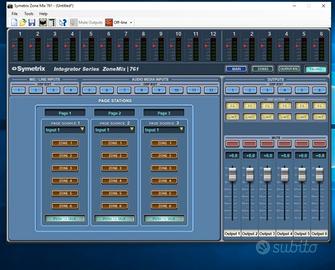 crossover attivo processore audio mixer 