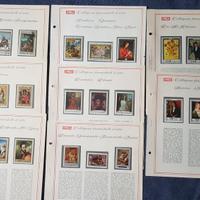 Francobolli d'arte 24 pz
