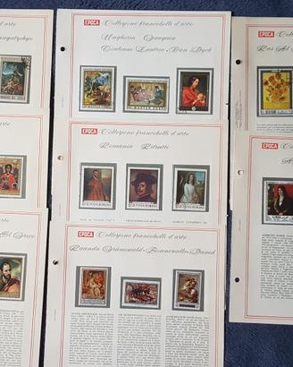 Francobolli d'arte 24 pz