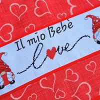 Strofinaccio Canovaccio Asciugapiatti  Gnomi Love