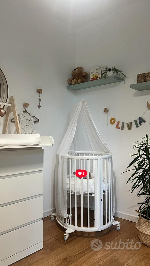 Materasso Culla Stokke Sleepi Mini 72x57cm - Fibra Di Cocco E Lana, Naturale E Antiacaro - Foto 5