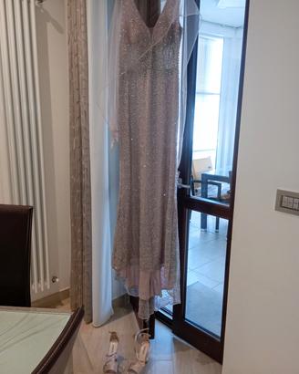 abito da sera con tacco