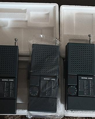 3 coppie di Walkie Talkies  Anni 80. Morse Code