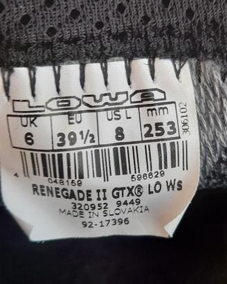 scarpe Lowa Renegade II gtx