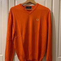 Maglione arancione Fred Perry