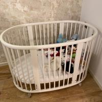 Lettino stokke sleepi bianco