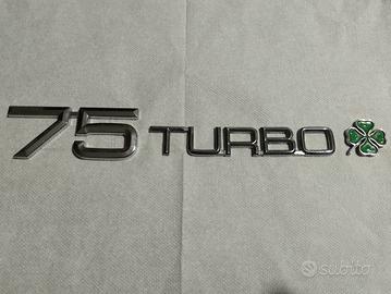 Scritta 75 turbo ?