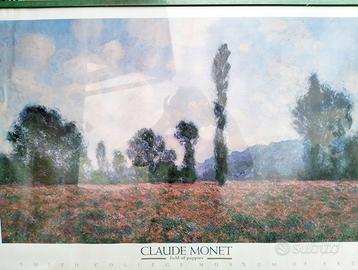 Litografia "Campo di Papaveri" di Claude Monet