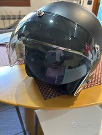 Casco jet harley davidson vintage strisce