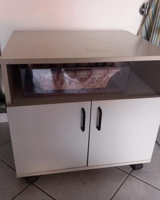 mobiletto scrivania con ruote