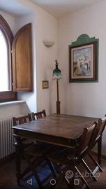 ANTICO TAVOLO SEMI-QUADRATO INGLESE