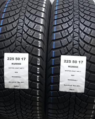 4 GOMME 225 50 17 KUMHO RB31