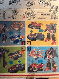 Raro Robot Transformer Bootleg Vintage anni 80
