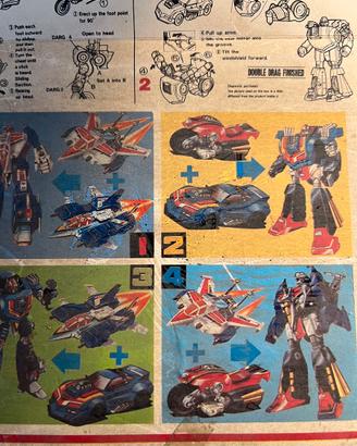 Raro Robot Transformer Bootleg Vintage anni 80