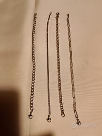 braccialetti 4 motivi di lavorazione mai usati