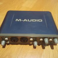 scheda audio m audio fast track pro