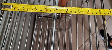 CESTINO PORTAOGGETTI I 24 CROMATO, altezza 115-