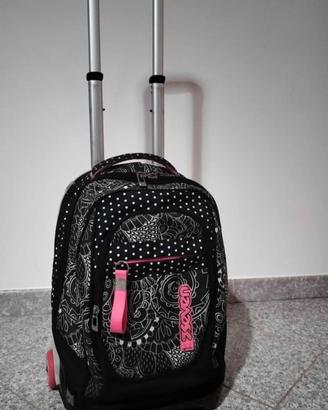 zaino per scuola con carrellino