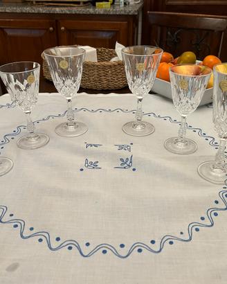 Set di bicchieri in cristallo