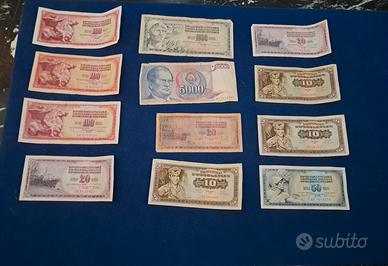 banconote jugoslavia