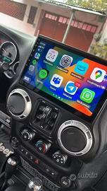 Navigatore CarPlay Android 14 5G 8+128 Jeep Jk3