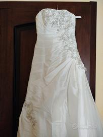 abito da sposa bianco Parigi con corsetto a parte 