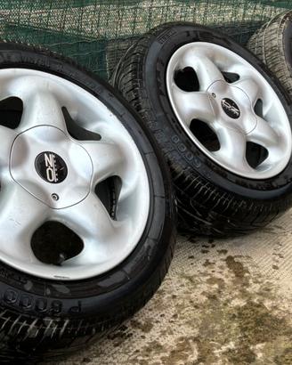 Quattro cerchi in lega Oz 14 pollici Fiat pun/pand