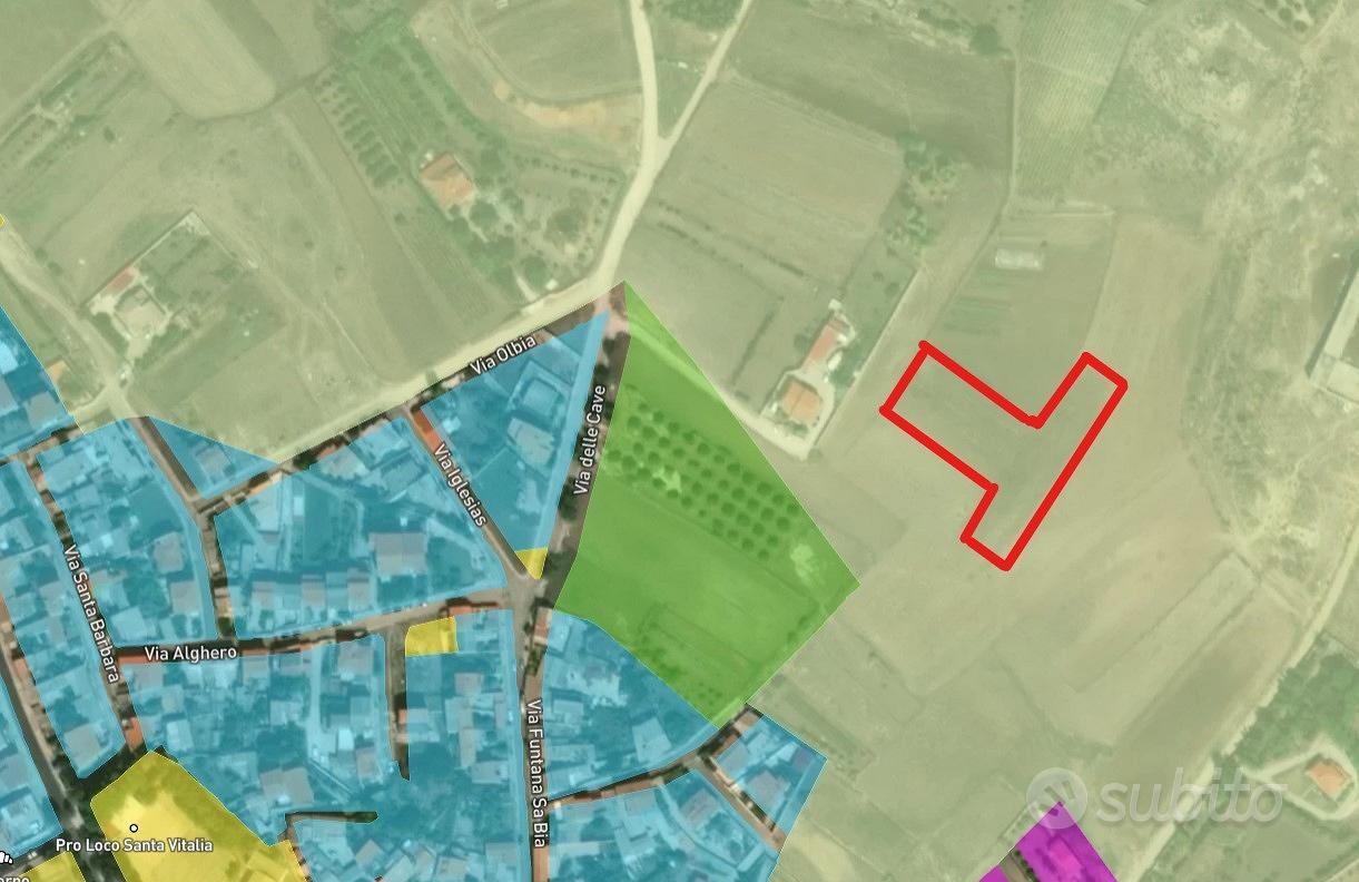 Serrenti-Terreno agricolo fianco zona edificabile - Vista 2