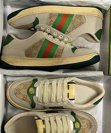 GUCCI Screener Sneakers Uomo, 42 – Verde