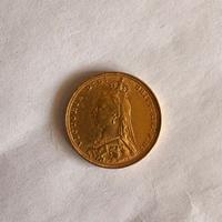 Sterlina oro 1888 Vittoria