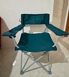 Sedia Decathlon da campeggio pieghevole QUECHUA