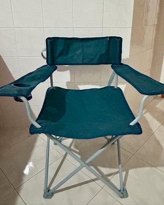 Sedia Decathlon da campeggio pieghevole QUECHUA