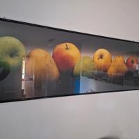 poster mele e pere con cornice.  NON SPEDISCO 