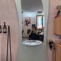 Specchio per postazione parrucchiera